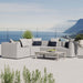 Saybrook Outdoor Patio Upholstered 5-Piece Sectional Sofa by Modway - front view
