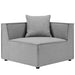 Saybrook Outdoor Patio Upholstered 5-Piece Sectional Sofa by Modway - detail close-up