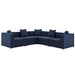 Saybrook Outdoor Patio Upholstered 5-Piece Sectional Sofa by Modway - control panel detail