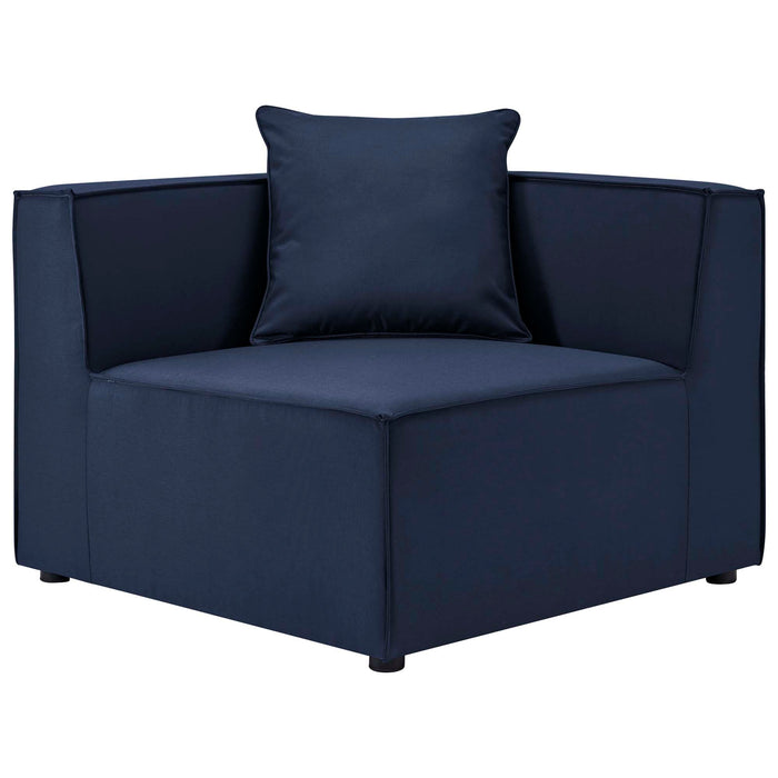 Saybrook Outdoor Patio Upholstered 5-Piece Sectional Sofa by Modway - installation view