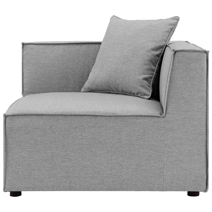 Saybrook Outdoor Patio Upholstered 6-Piece Sectional Sofa by Modway - back view