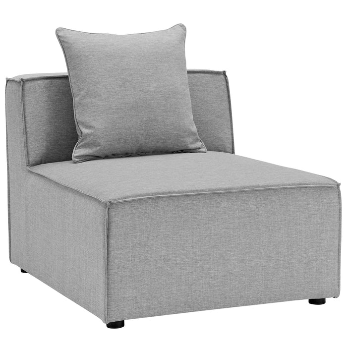 Saybrook Outdoor Patio Upholstered 6-Piece Sectional Sofa by Modway - detail close-up