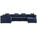 Saybrook Outdoor Patio Upholstered 6-Piece Sectional Sofa by Modway - product label