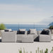 Saybrook Outdoor Patio Upholstered 7-Piece Sectional Sofa by Modway - front view