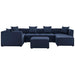 Saybrook Outdoor Patio Upholstered 7-Piece Sectional Sofa by Modway - product label