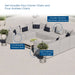 Saybrook Outdoor Patio Upholstered 8-Piece Sectional Sofa by Modway - side view