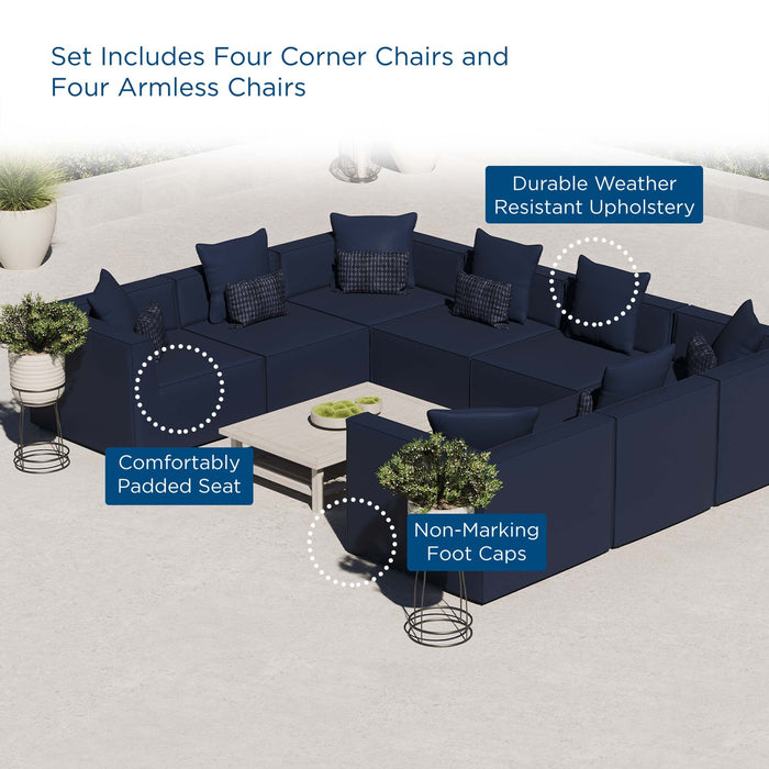 Saybrook Outdoor Patio Upholstered 8-Piece Sectional Sofa by Modway - accessory view