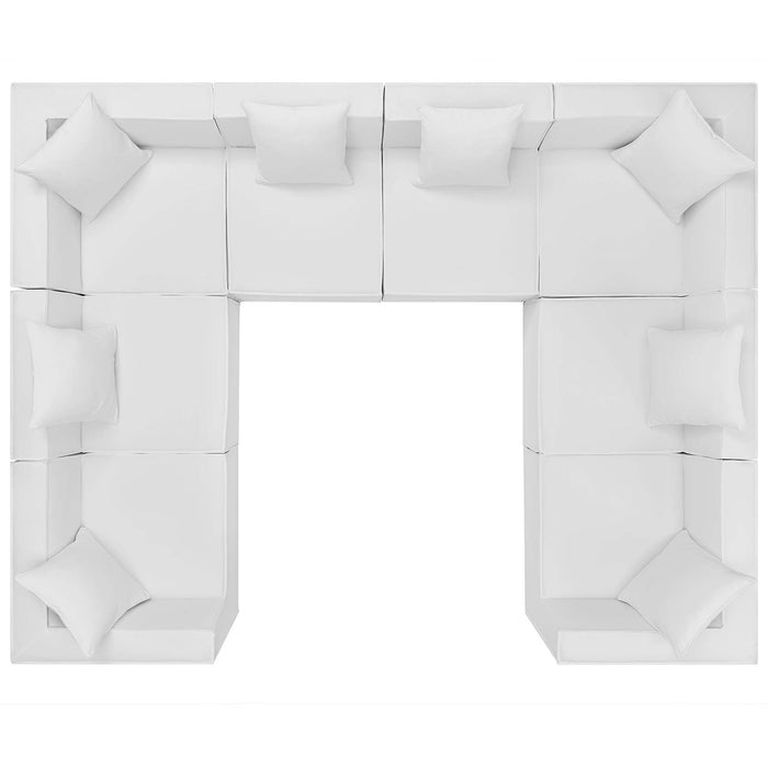 Saybrook Outdoor Patio Upholstered 8-Piece Sectional Sofa by Modway - view 22