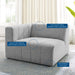 Bartlett Upholstered Fabric Left-Arm Chair - view 12