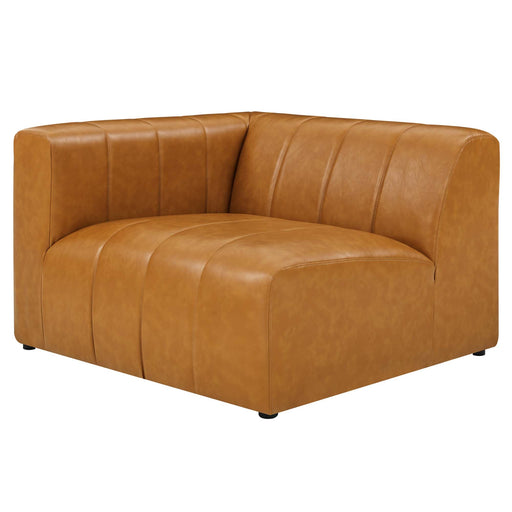 Bartlett Vegan Leather Left-Arm Chair - alternate angle view