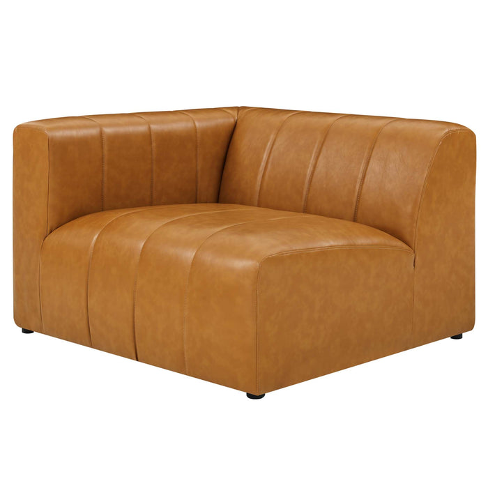 Bartlett Vegan Leather Left-Arm Chair - alternate angle view