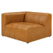 Bartlett Vegan Leather Left-Arm Chair - alternate angle view