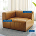 Bartlett Vegan Leather Left-Arm Chair - in lifestyle setting