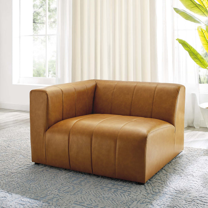 Bartlett Vegan Leather Left-Arm Chair - Modway \living\sectionals