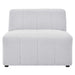 Bartlett Upholstered Fabric Armless Chair - view 7