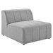 Bartlett Upholstered Fabric Armless Chair - view 10