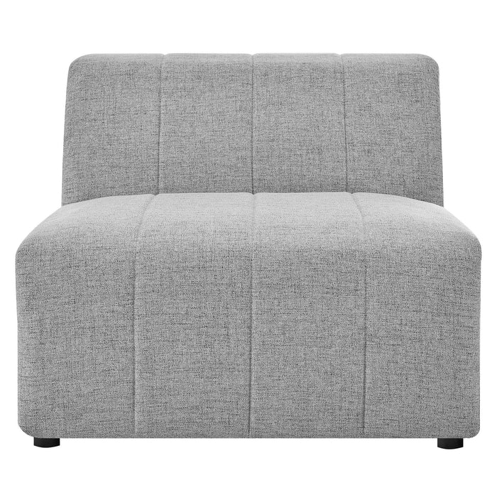 Bartlett Upholstered Fabric Armless Chair - view 15