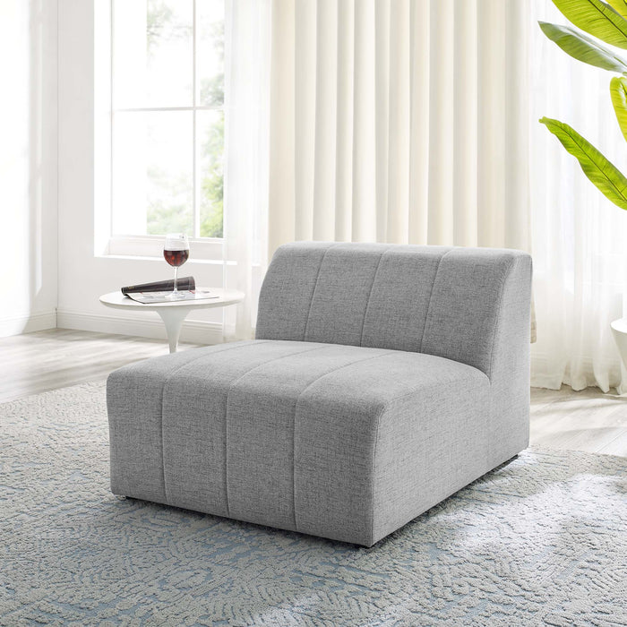 Bartlett Upholstered Fabric Armless Chair - view 9