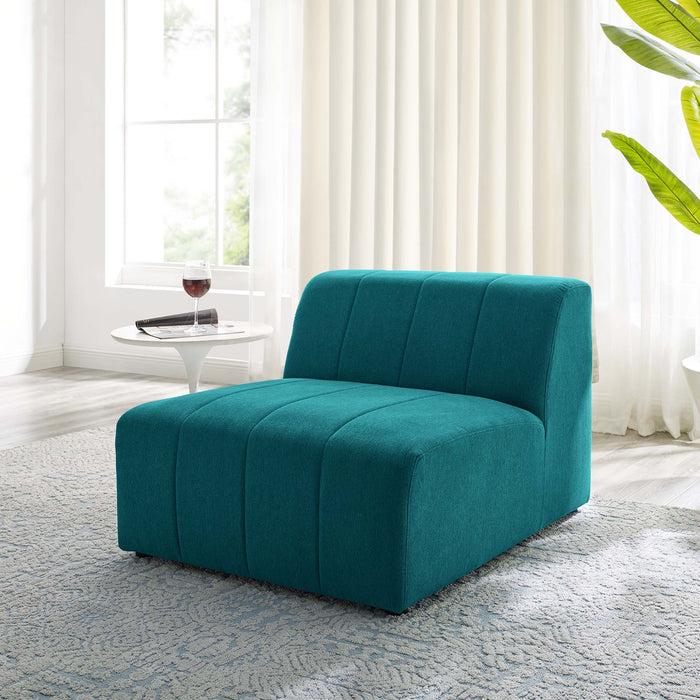 Bartlett Upholstered Fabric Armless Chair - view 17