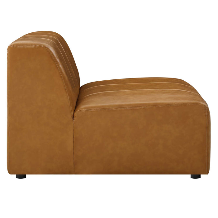 Bartlett Vegan Leather Armless Chair - view 5