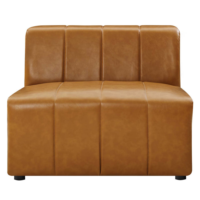 Bartlett Vegan Leather Armless Chair - view 7