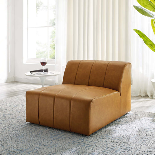 Bartlett Vegan Leather Armless Chair - Modway \living\sectionals