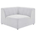 Bartlett Upholstered Fabric Corner Chair - alternate angle view