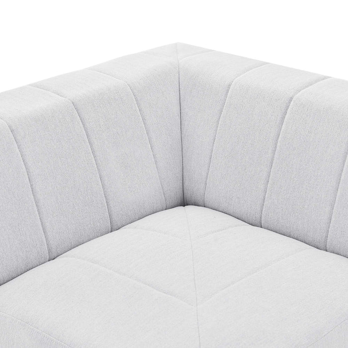 Bartlett Upholstered Fabric Corner Chair - view 7