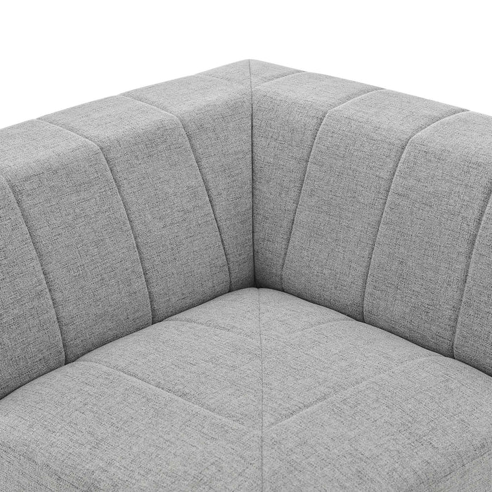 Bartlett Upholstered Fabric Corner Chair - view 14