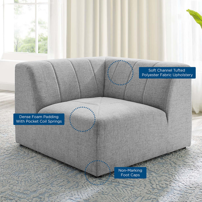 Bartlett Upholstered Fabric Corner Chair - view 11