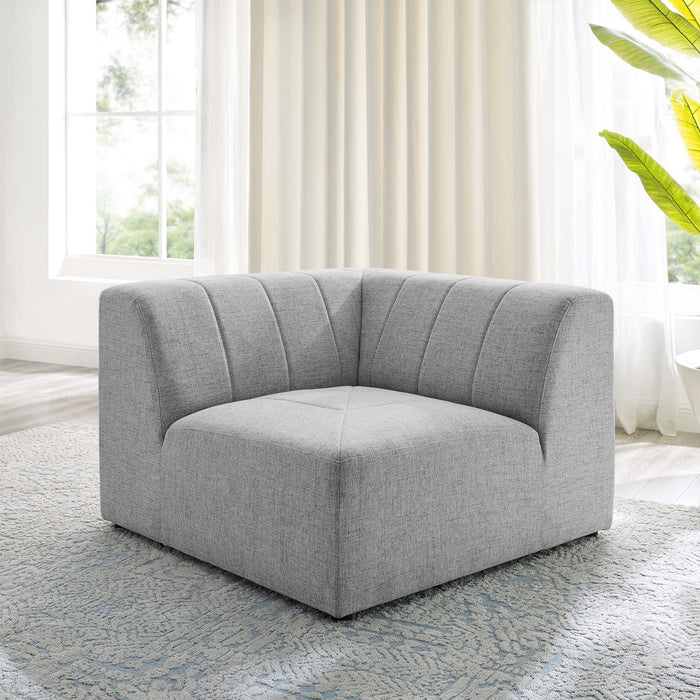 Bartlett Upholstered Fabric Corner Chair - view 8