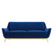 Winsome Channel Tufted Performance Velvet Sofa - view 7