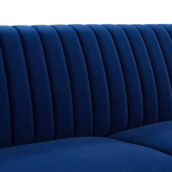 Winsome Channel Tufted Performance Velvet Sofa - view 8
