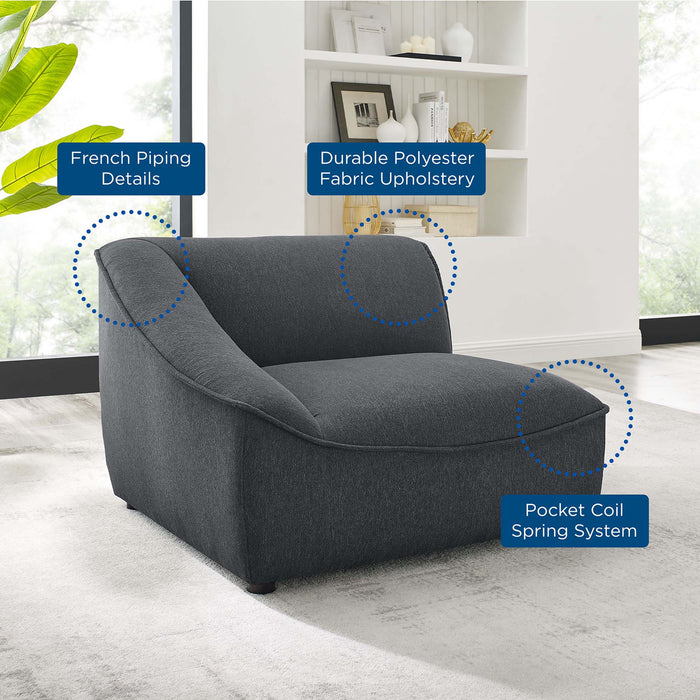 Comprise Left-Arm Sectional Sofa Chair - detail close-up