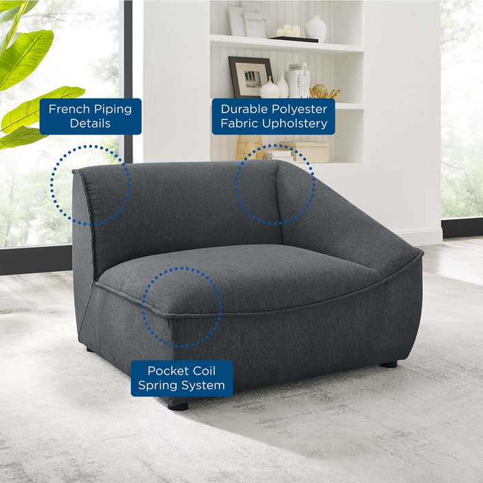 Comprise Right-Arm Sectional Sofa Chair - detail close-up
