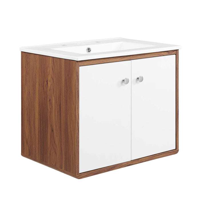 Transmit Wall-Mount Bathroom Vanity Basin Included