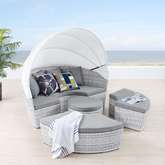 Scottsdale Canopy Outdoor Patio Daybed - Modway \outdoor\chaise lounges