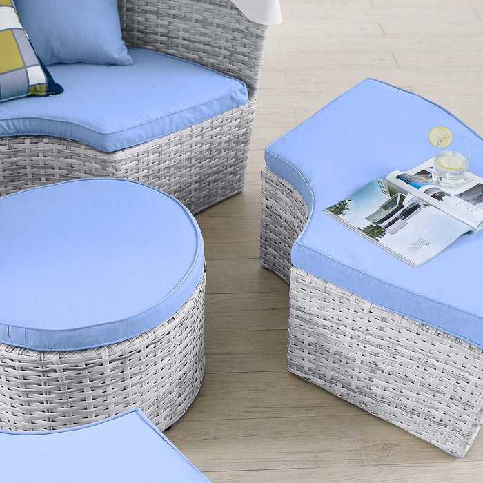 Scottsdale Canopy Outdoor Patio Daybed - view 13