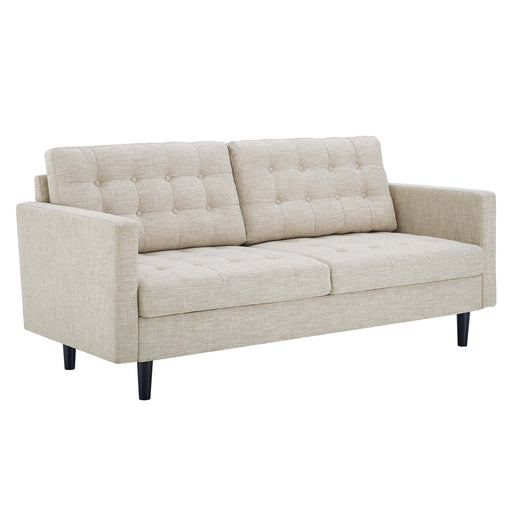 Exalt Tufted Fabric Sofa - alternate angle view