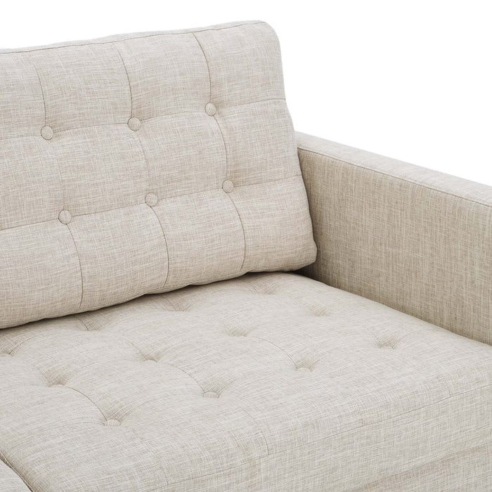 Exalt Tufted Fabric Sofa - view 9