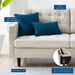 Exalt Tufted Fabric Sofa - in lifestyle setting
