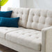 Exalt Tufted Fabric Sofa - detail close-up
