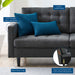 Exalt Tufted Fabric Sofa - view 13