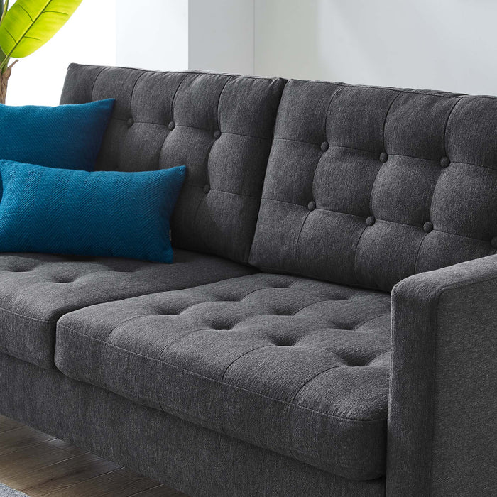 Exalt Tufted Fabric Sofa - view 12