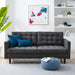 Exalt Tufted Fabric Sofa - view 10