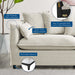 Avalon Slipcover Fabric Sofa Beige