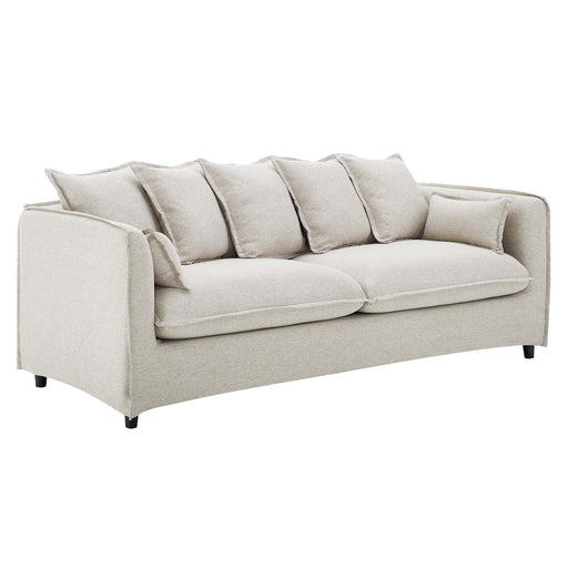 Avalon Slipcover Fabric Sofa Beige