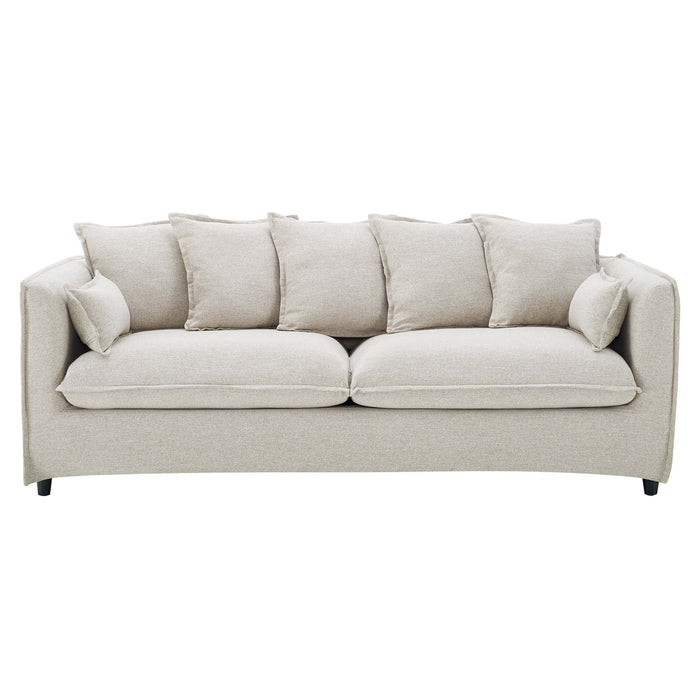 Avalon Slipcover Fabric Sofa Beige