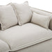 Avalon Slipcover Fabric Sofa Beige