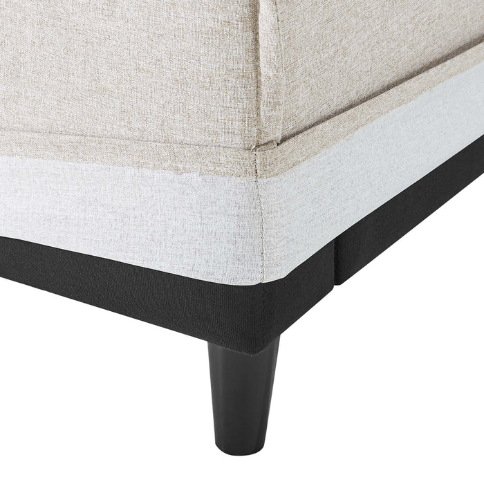 Avalon Slipcover Fabric Sofa Beige